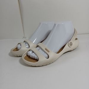 CROCS Women's Iconic Swiftwater Sandals Slides Slip-on Shoes Size 8